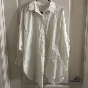 Kohl's White Long Sleeve Dress